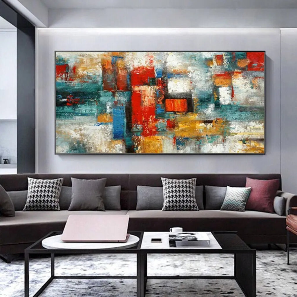 Moderne Abstracte Kunst - Afgemeten Expressie