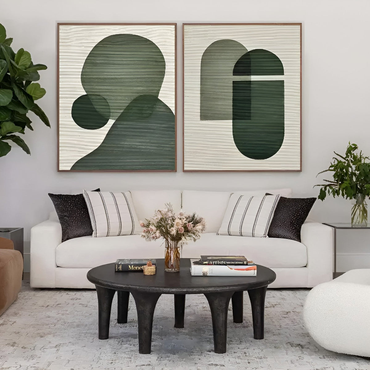 Wabi-Sabi Wall Art - Botanic Balance - Set of 2