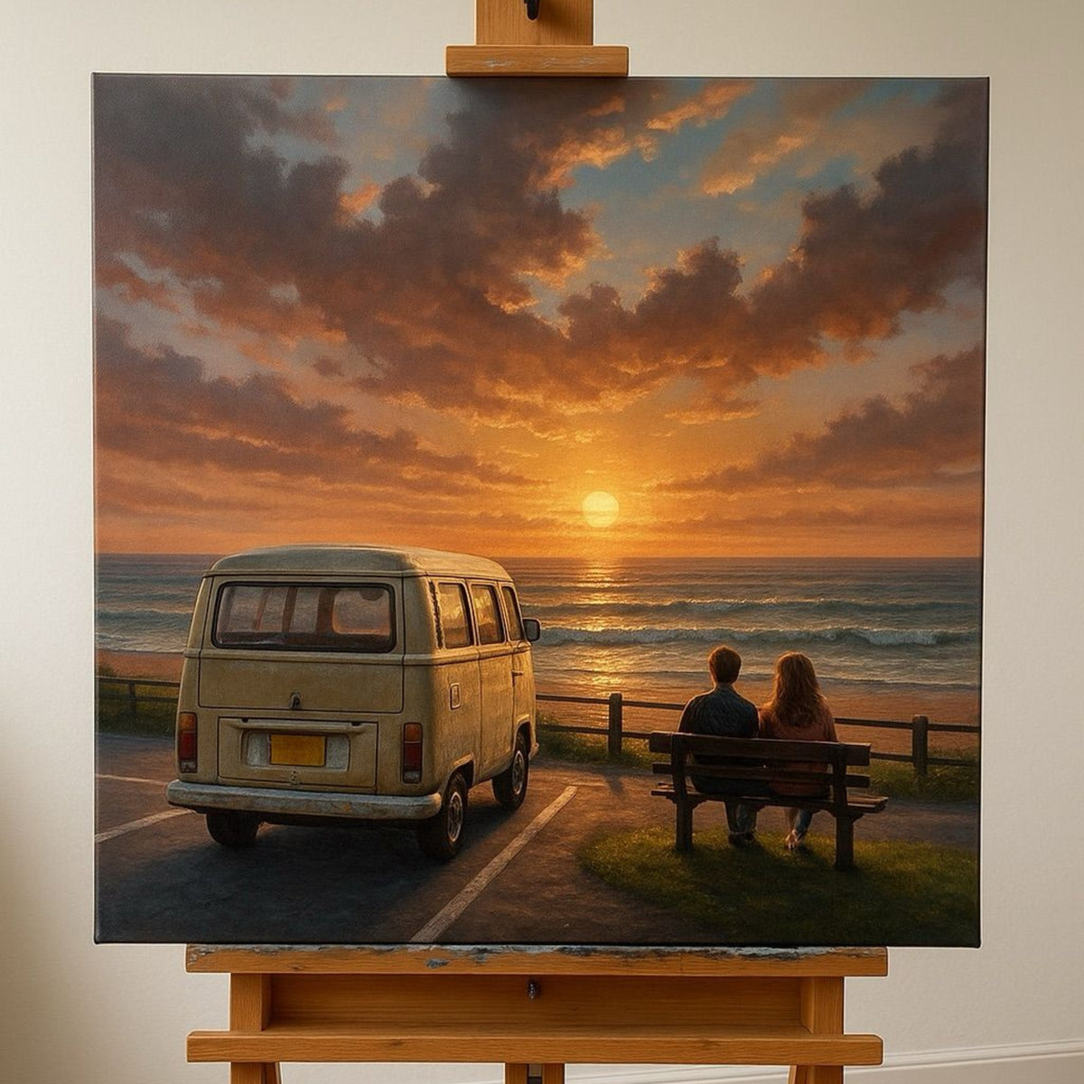 Realism / Figurative Art - Golden Hour Escape