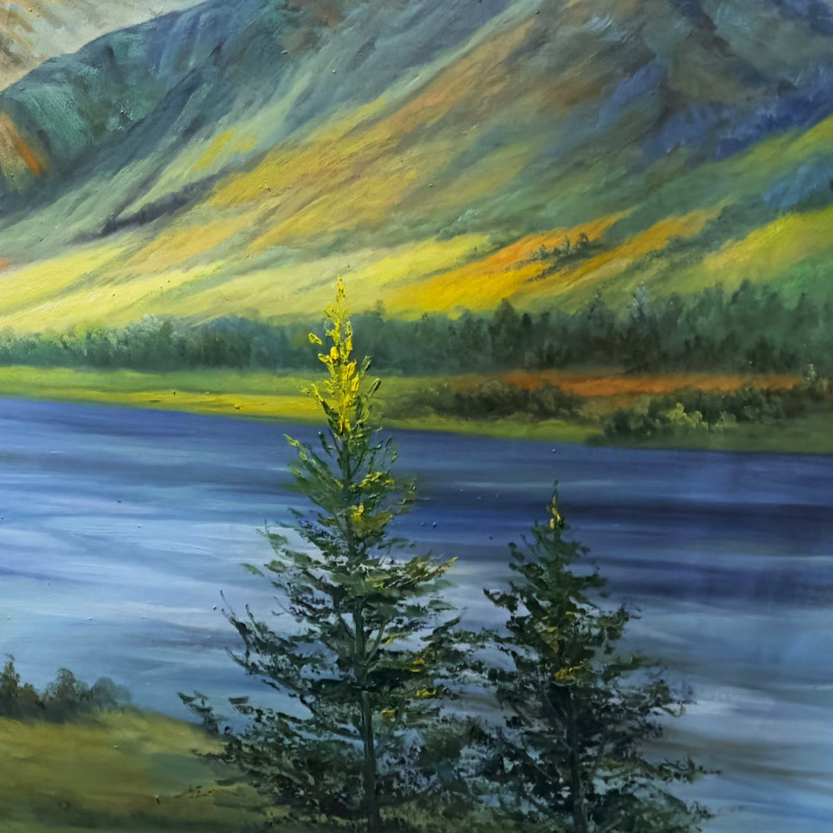 Realism / Figurative Art - Tranquil River Escape