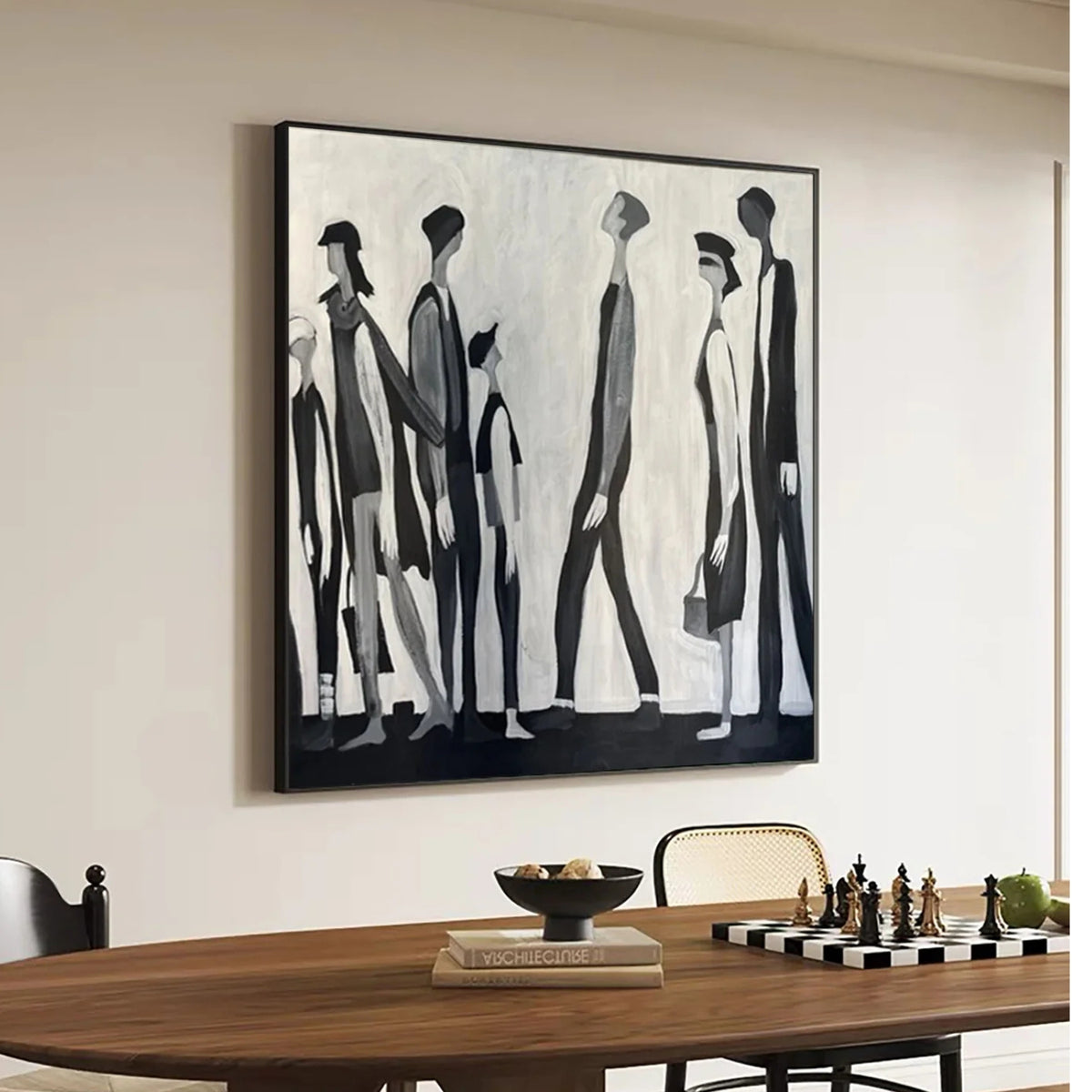 Minimalist Figurative Art - Between Us