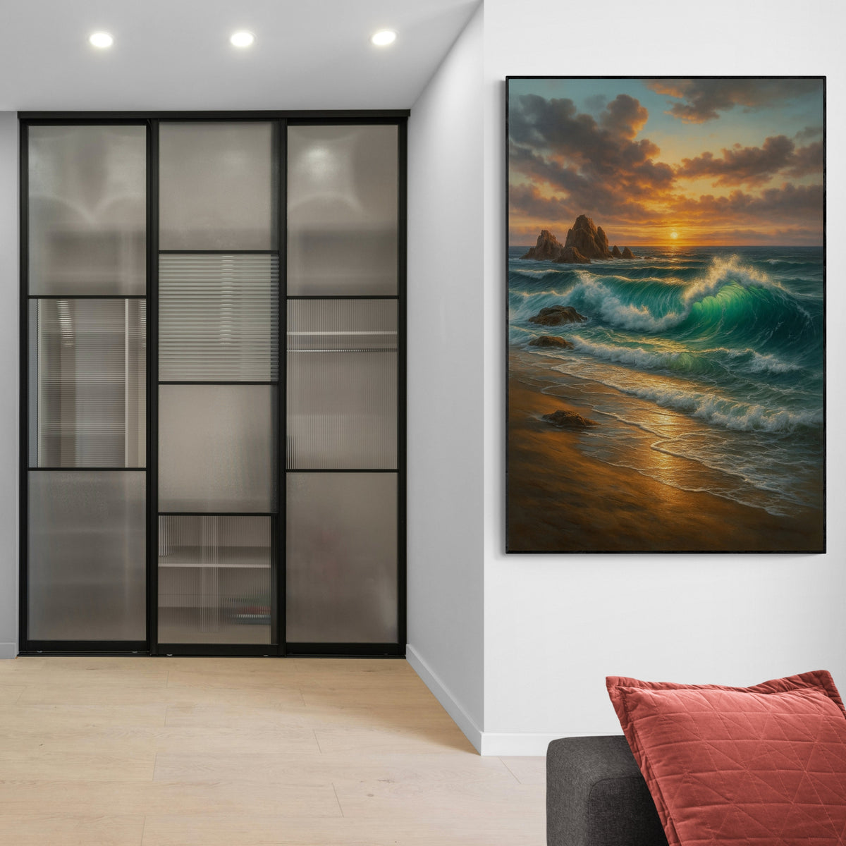 Realism / Figurative Art - Waves of Gold