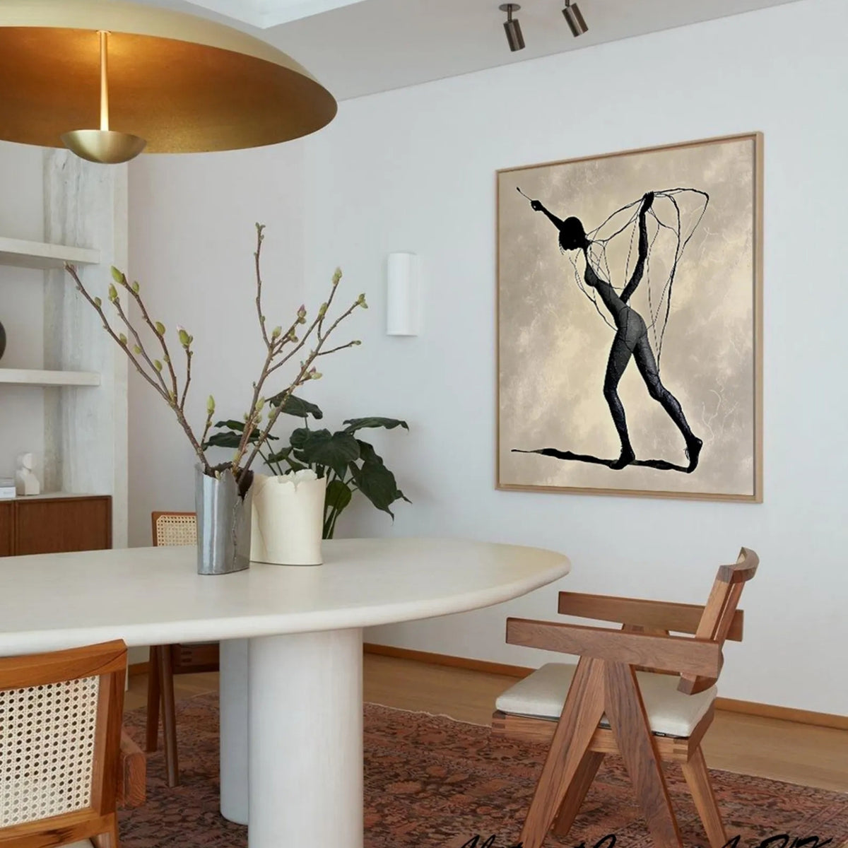 Wabi-Sabi Wall Art - The Weight of Motion