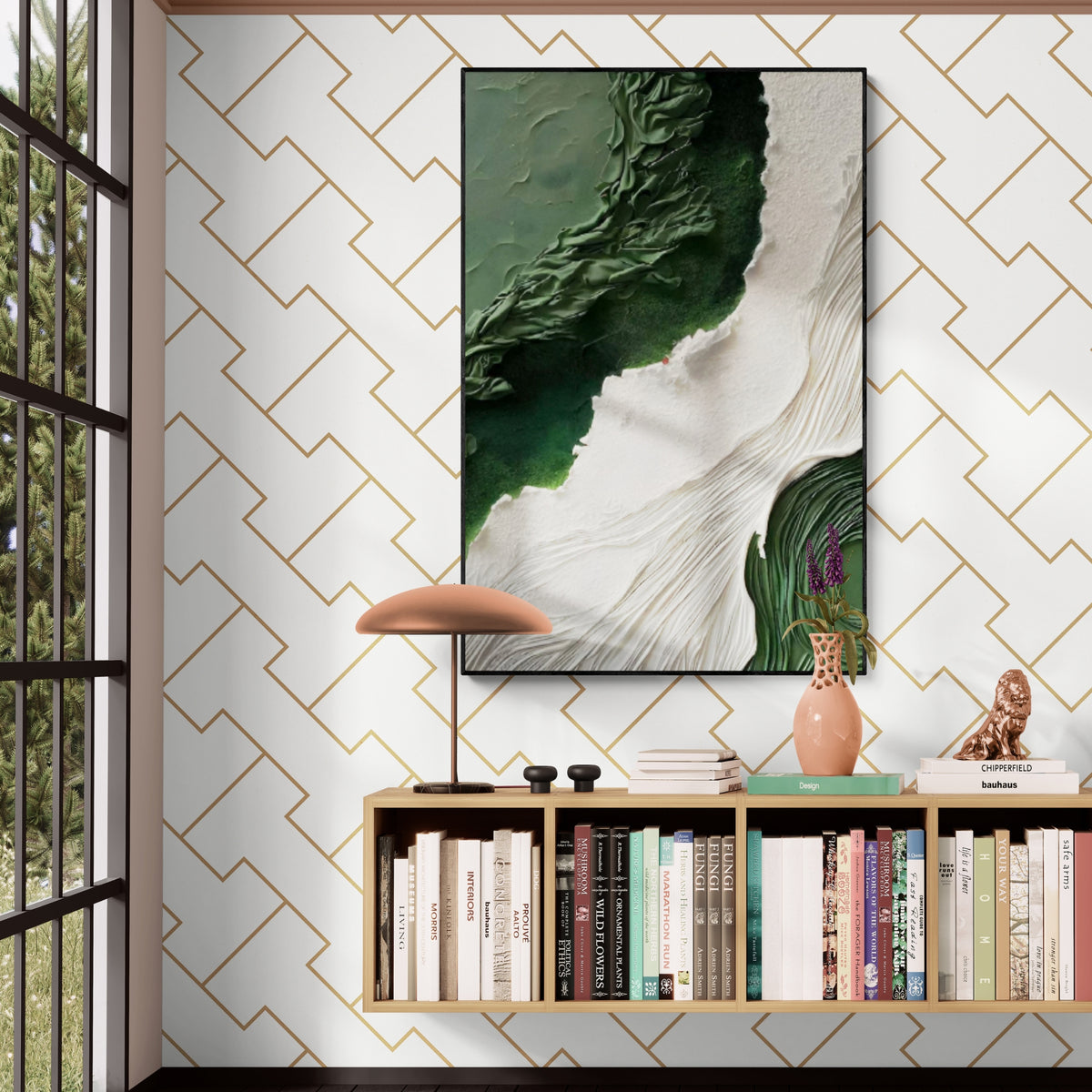 Plaster & Texture Art - Layers of Serenity