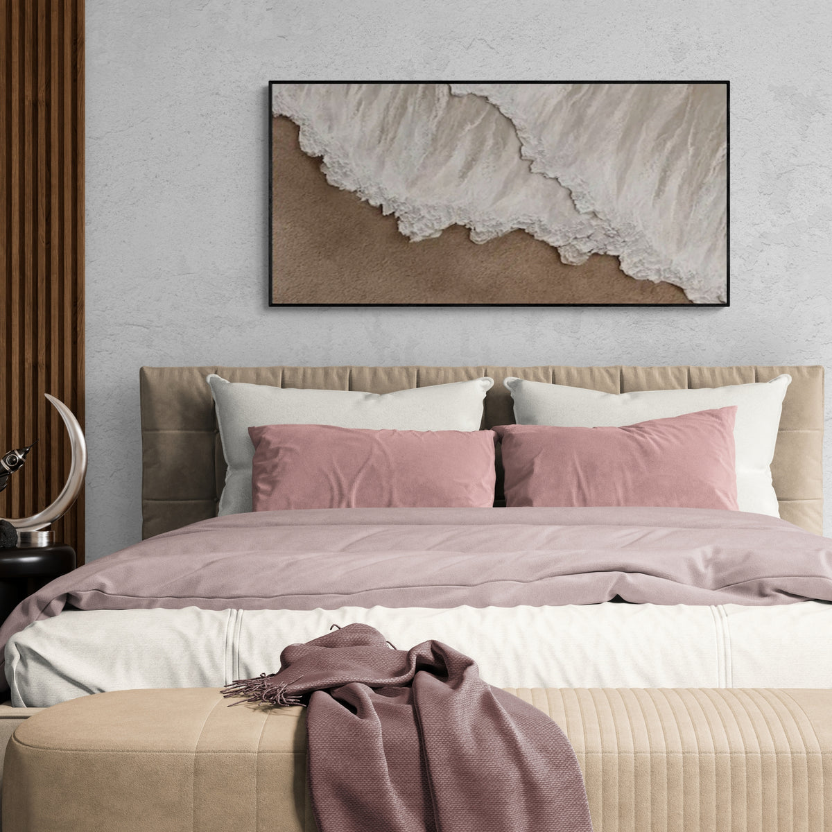 Plaster & Texture Art - Sands And Waves