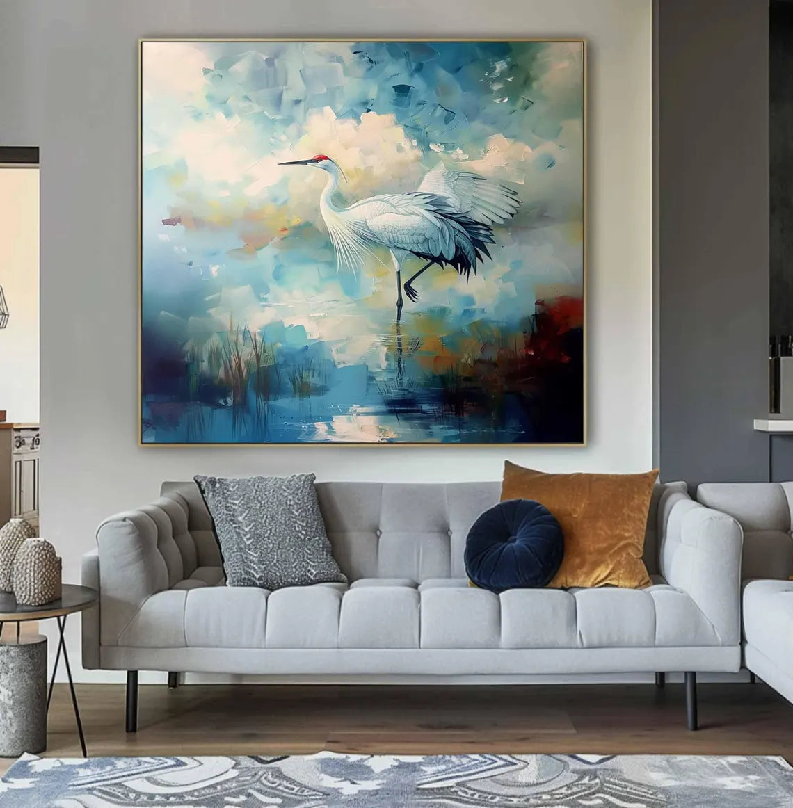 Realism / Figurative Art - The Tranquil Crane
