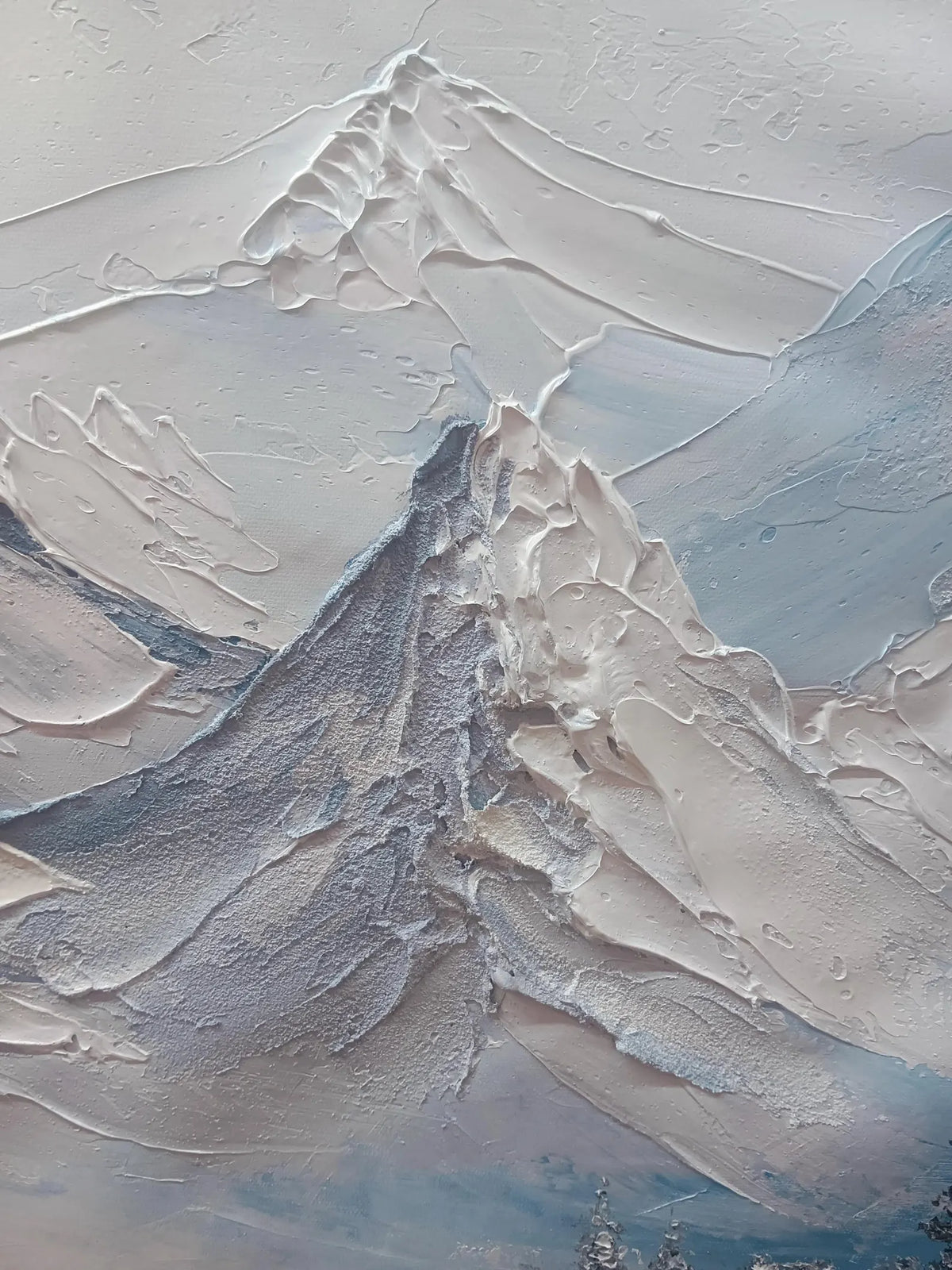 Plaster & Texture Art - Snowbound Peaks