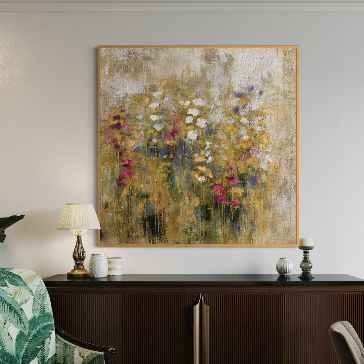 Plaster & Texture Art - Wild Meadow Bloom