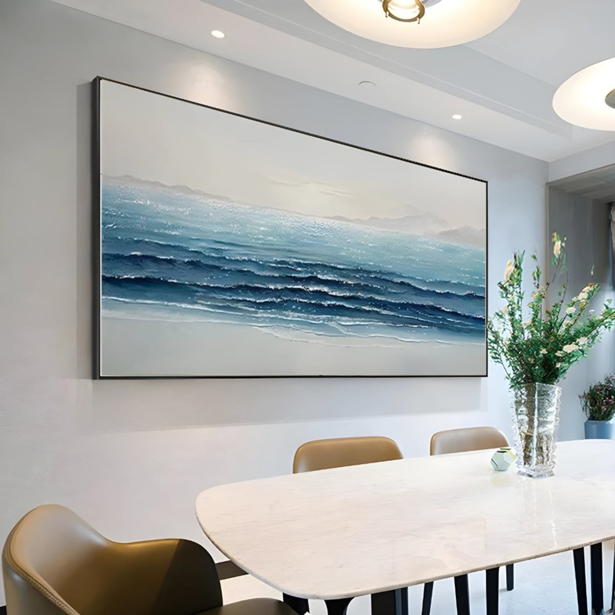 Plaster & Texture Art - Ocean’s Whisper