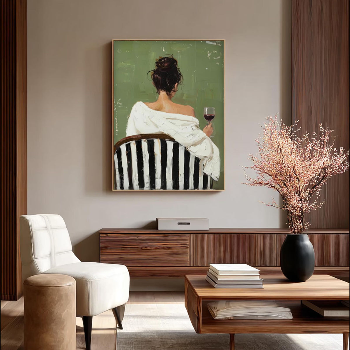 Realism / Figurative Art- Sunday Red