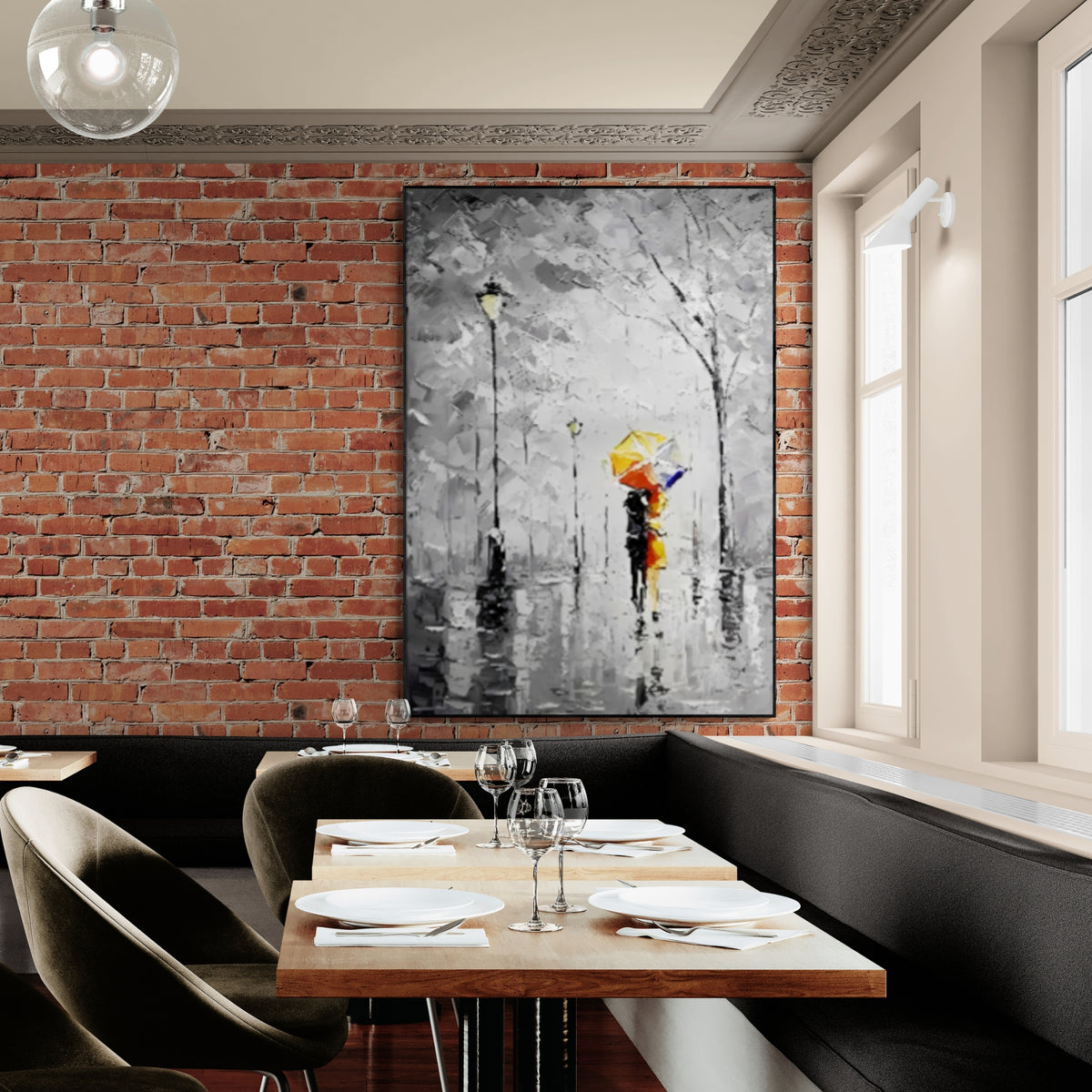 Realism / Figurative Art - Umbrella of Hope