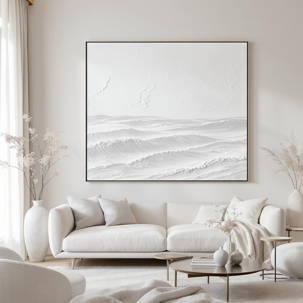 Plaster & texture Art - Frozen Symphony