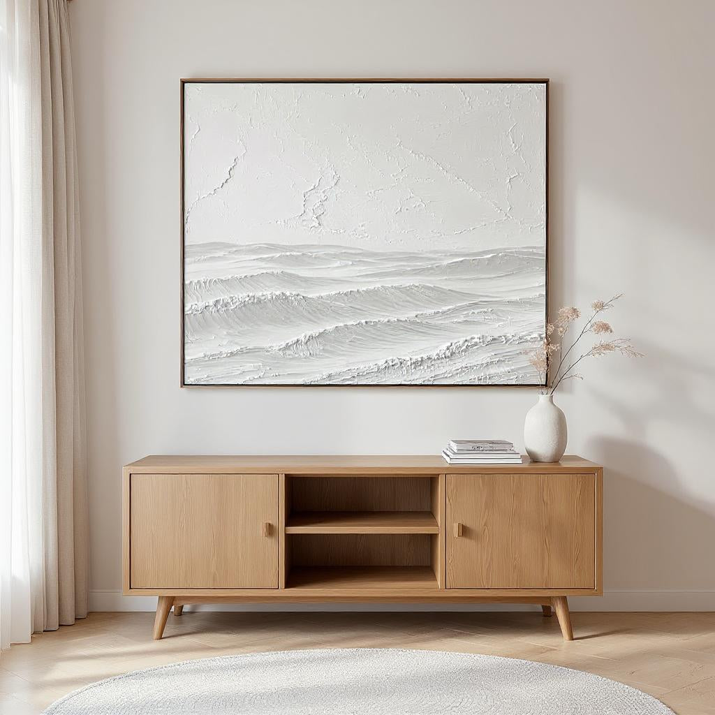 Plaster & texture Art - Frozen Symphony