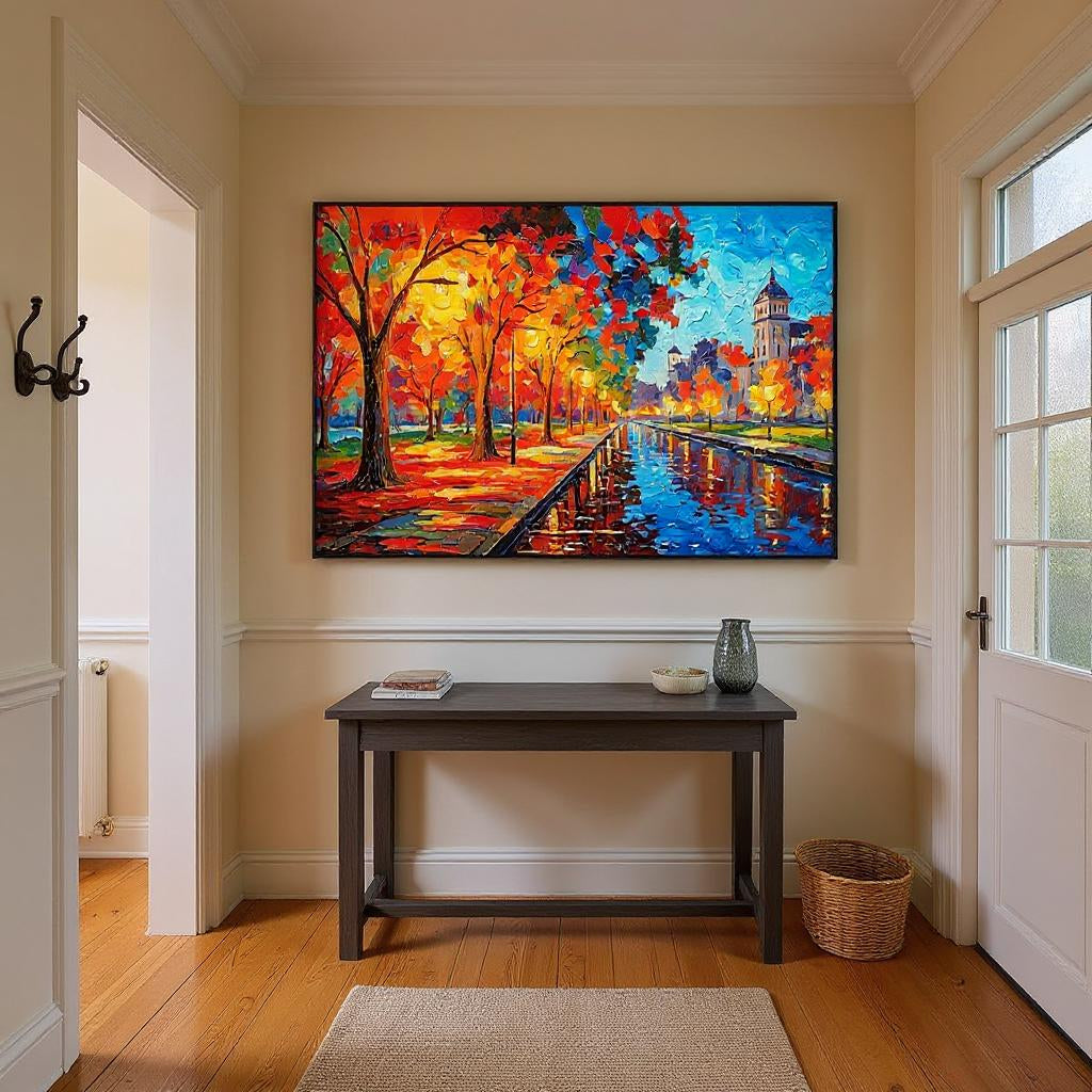 Impasto/Palette Knife Art - Autumn Glow