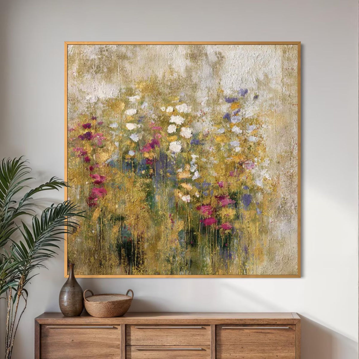 Plaster & Texture Art - Wild Meadow Bloom